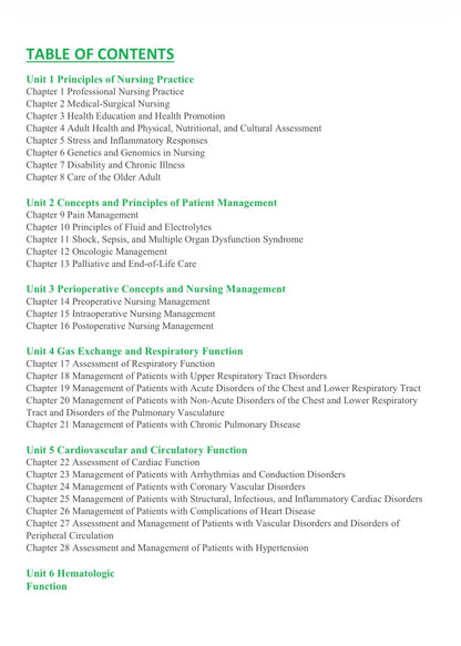 Test bank Brunner & Suddarth's Medical- Surgical Nursing 16th Edition by Hinkle