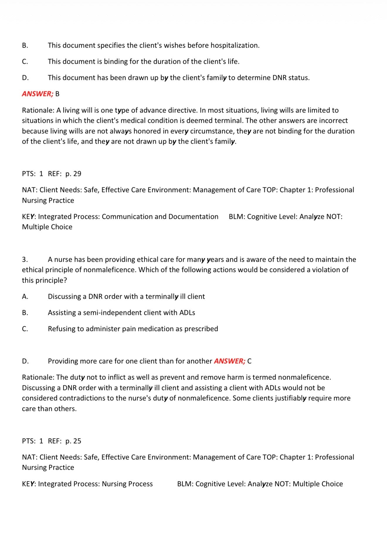 Test bank Brunner & Suddarth's Medical- Surgical Nursing 16th Edition by Hinkle