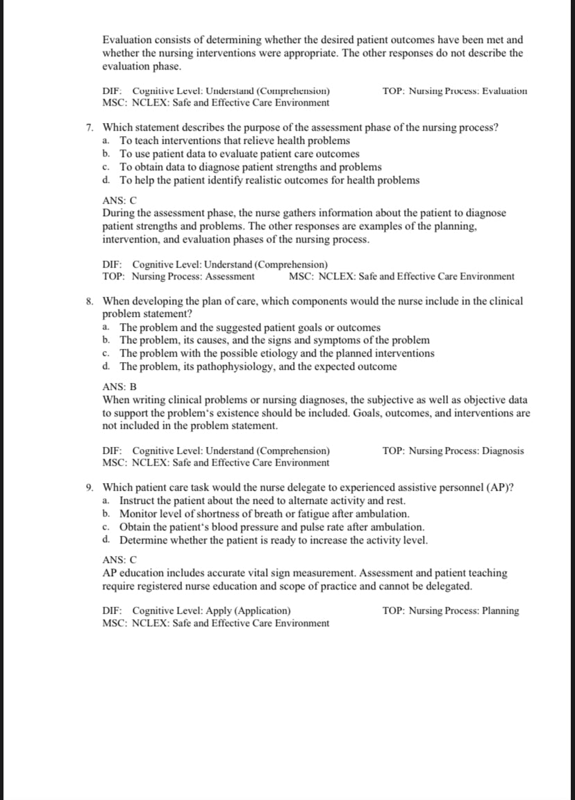 Test bank Lewis's Medical-Surgical Nursing: Assessment and Management ...