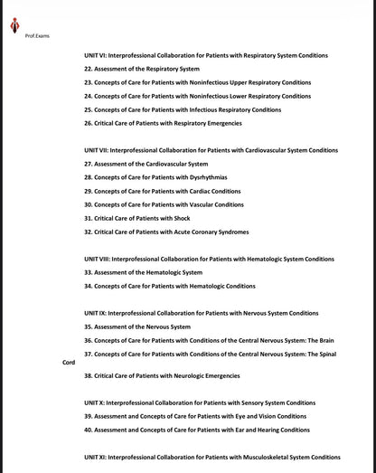 Test bank MEDICAL SURGICAL NURSING:CONCEPTS FOR CLINICAL JUDGEMENT AND COLLABORATIVE CARE 11TH EDITION IGNATAVICIUS